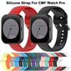 22MM Silicone Strap Replacement Bracelet Soft Wristband for CMF Watch Pro