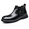 Роскошные брендовые мужские кожаные ботинки итальянские уличные деловые дизайнерские рабочие ботильоны для мужчин официальная повседневная обувь ручной работы