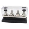 300A Power Distribution Block Bus Bar 4 x 3/8 48V   Busbar Box with Transparent Cover
