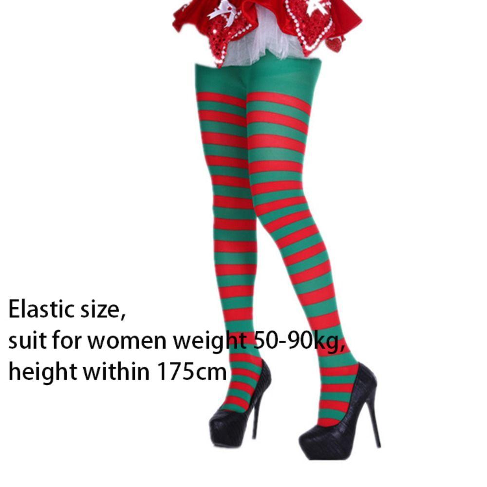 Elastic High Stockings Cosplay Long Hosiery Cute Dance Clubwear Stocks Christmas