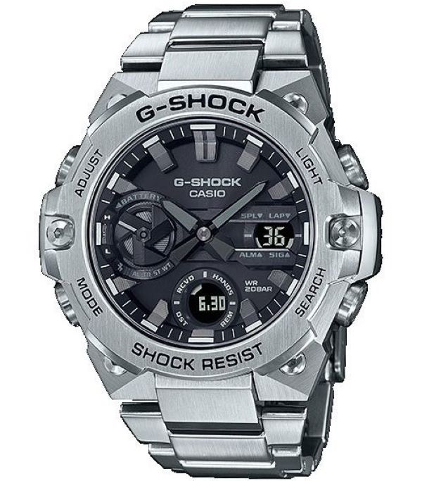 Casio G-shock G-STEEL GST-B400 Series Solar Bluetooth Analog Digital Watch GSTB400D-1A