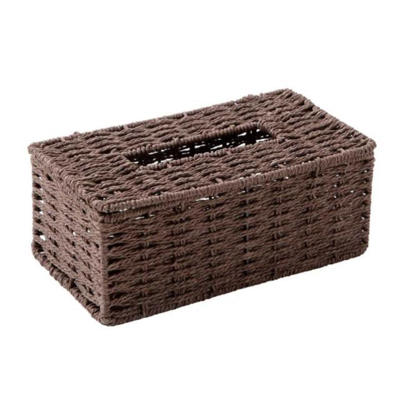 Rattan Napkin Box Retro Napkin Paper Type Napkin Container Cover