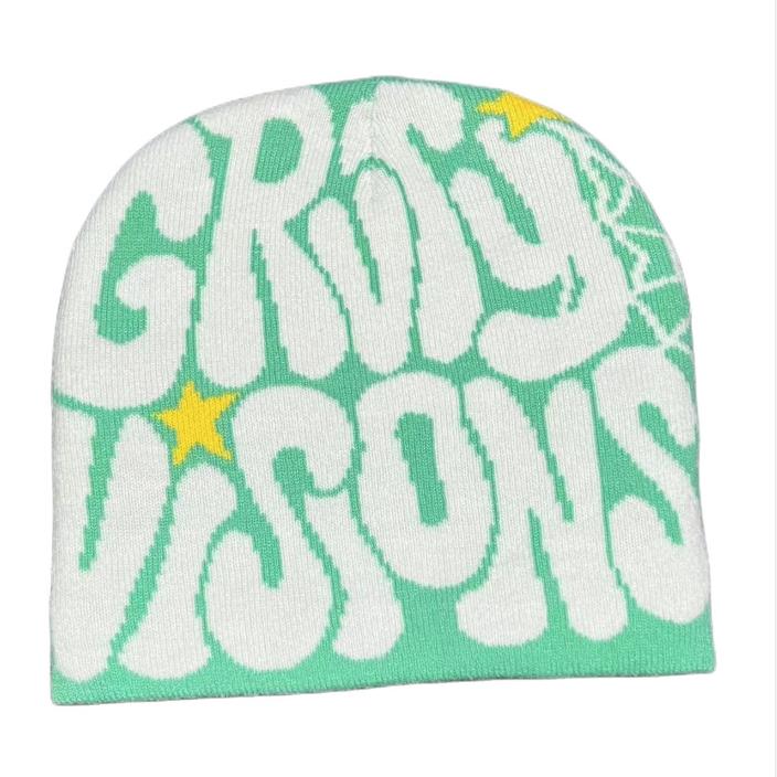 Высококачественная зимняя простая шапка-бини из 100% акрила, теплая вязаная шапка