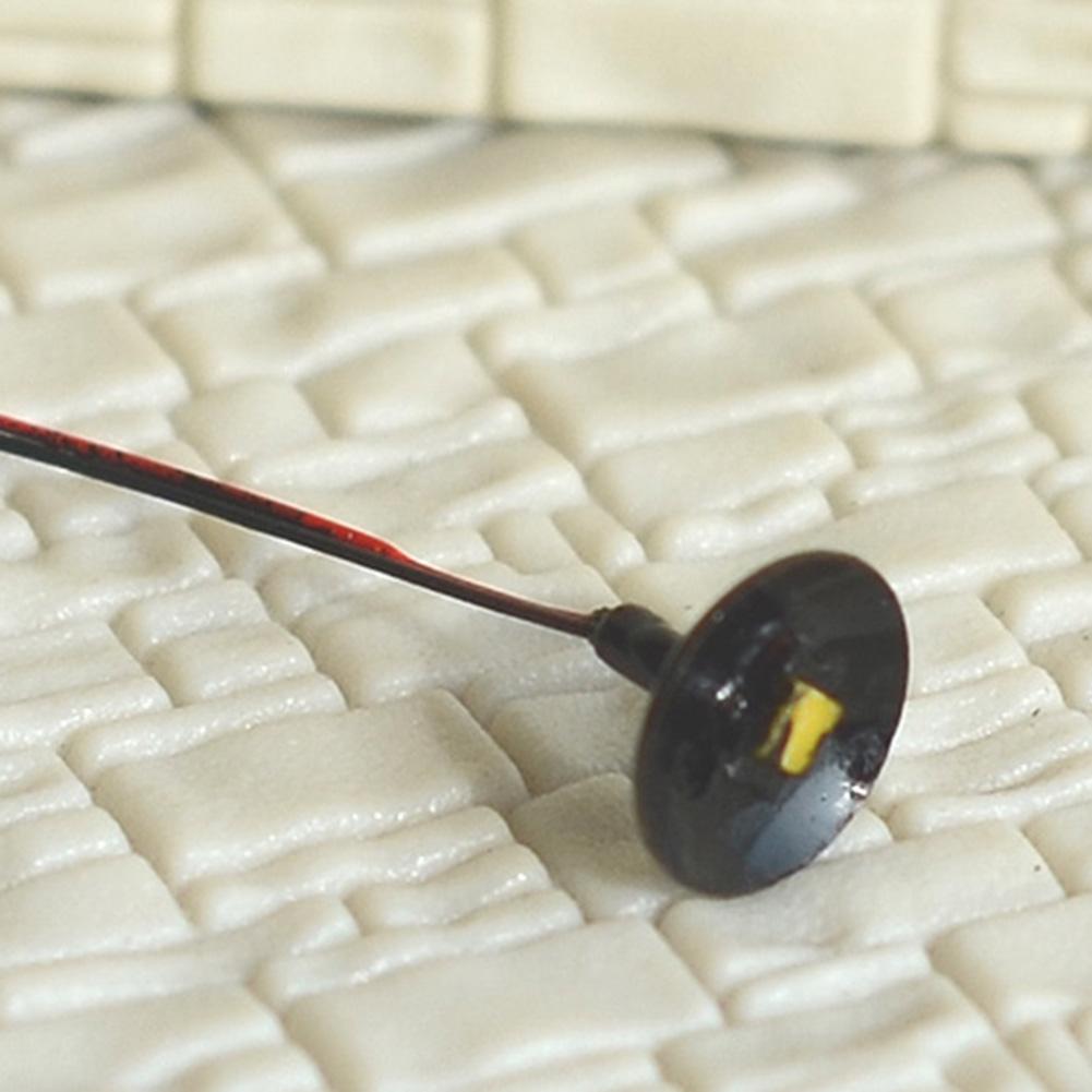 10 x OO / HO Scale Street Light Model Wall Lamp Posts Led Потолочные светильники Black