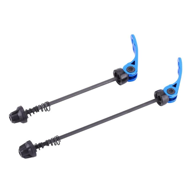 2 Pcs High-Strength Bicycles Wheel Axles Set Bike Quick Release Axles Skewers Lever Mountain Road Bike Wheel Hub Skewers