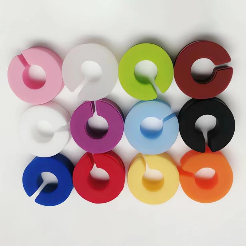 12 шт. Разноцветные маркеры для идентификации бокалов Силиконовые бирки для питьевых стаканов Этикетки для чашек Домашняя кухня Бар Вечеринка Свадебный декор стола