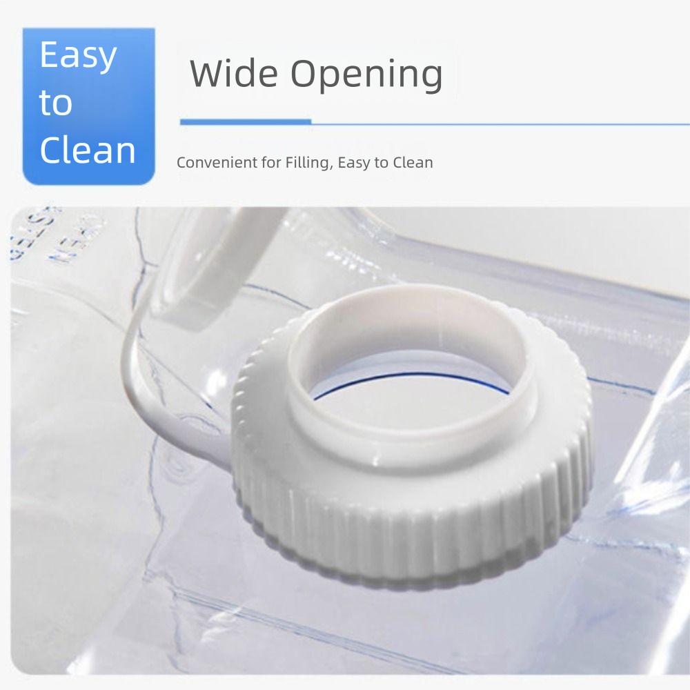 4L Outdoor Drinking Bucket Transparent Camping Water Tank Water Storage Container  Travel Supplies