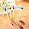 Kawaii Wooden Ballpoint Pen Creative Ball Pens for Kids Writing Students Children
