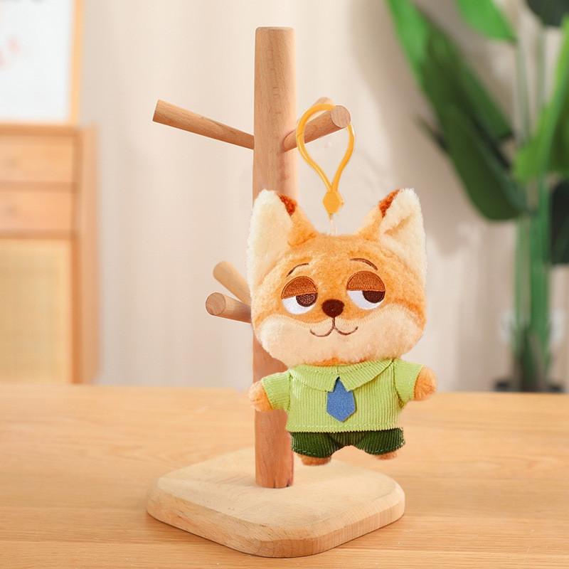 Animal Sweet Zootopia Plush Keychains Featuring Judy And Nick Perfect For Occasion Any
