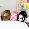 Adorable Capybara Plush Cartoon Handheld Purse Stylish Kids Crossbody Bag For 2024