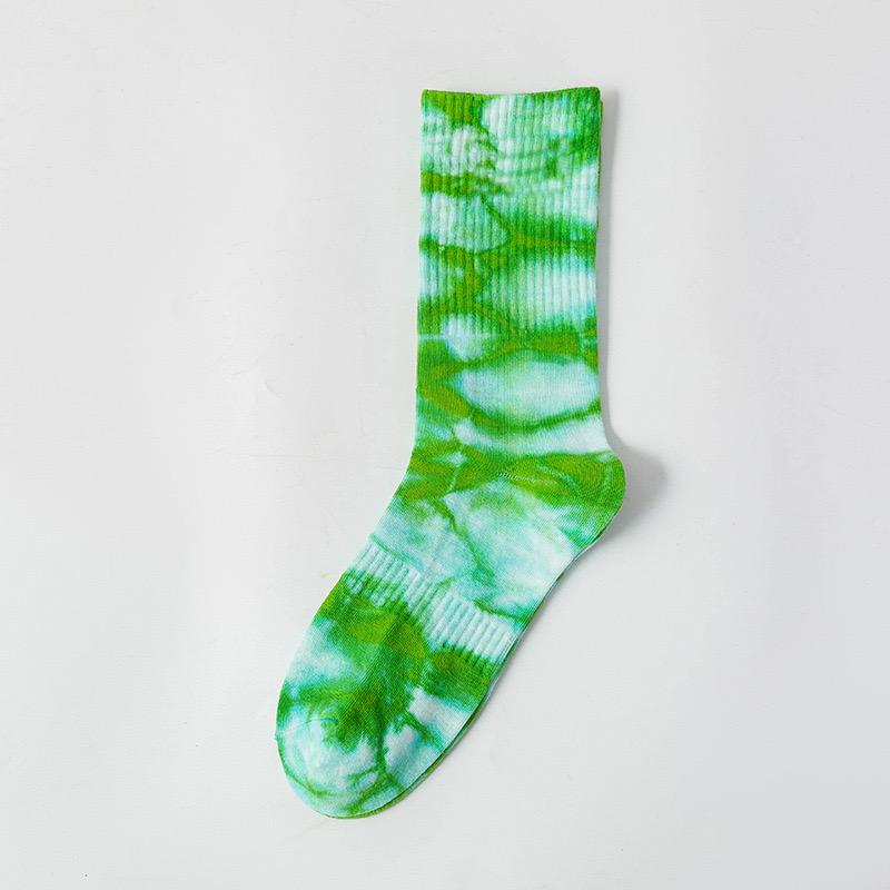 ABIF1 Длинные носки с tie-dye и крючком, Взрывной уличный стиль, Модные и стильные носки, Унисекс для скейтбординга, Спорта, Отдыха и F