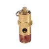 125PSI Brass Safety Valve Gold Air Compressor Check Valve Air Compressor