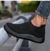 Fashion 2025 New Women Sport Sneaker Flat Bottom Breathable Comfortable Women Sneakers Slip On Sock Solid Color Women's Running Shoe