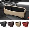 Caizqbry Car Side Storage Car Car Convenient Car Seat Side Car Seat Gap Storage Box for Cell Small PU for Driver and Passenger Beige Box, Storage,