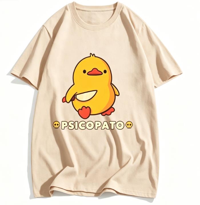 Summer Unisexs and WoUnisexs Top with Duck and Knife Pattern for An Interesting Clothing Design Tshirt Moisture Wicking Breathable