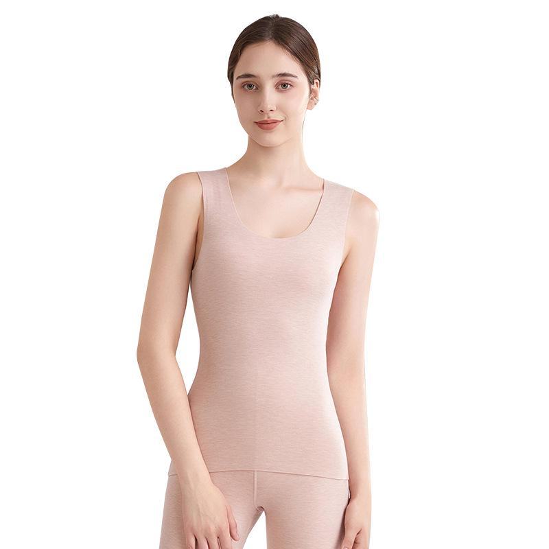 [Класс A] Женский теплый жилет из немецкого бархата - 7A антибактериальный кашемировый шелк, утолщенный базовый слой