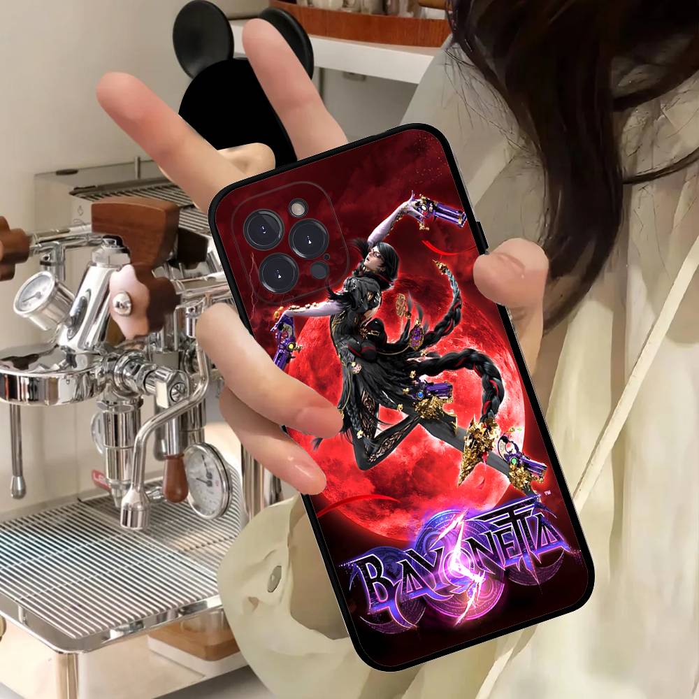 Чехол для iPhone 17 16 15 14 11 12 13 Pro Max Plus с изображением из аниме Bayonetta, милый арт-чехол для телефона