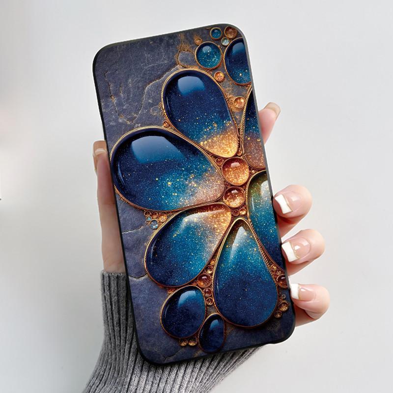 Корпус Для Nokia 106 2G 2023 106 4G 2023 Чехол Эстетичный Роскошный Милый Крутой Мальчики Девочки Мягкий Силикон Черный Матовый Чехол-Бампер для Телефона