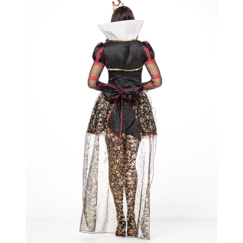 Vampire Costume, Halloween Queen Costume, Queen of Hearts Uniform, Queen of Hearts Costume