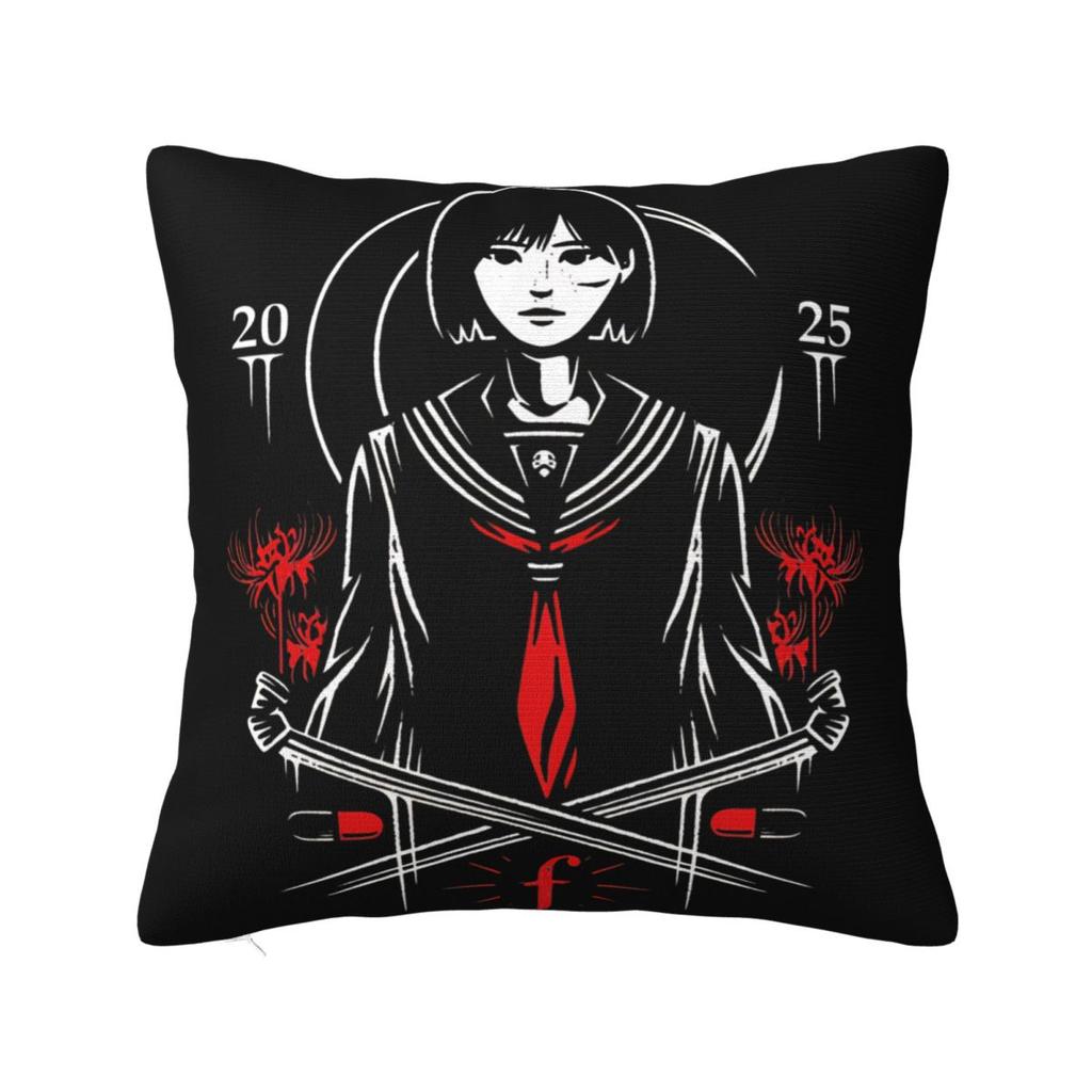 Living Room Decorations Silent Hill F Horror Game Pillowcase Merch Pillow Covers Zippered Multi Size
