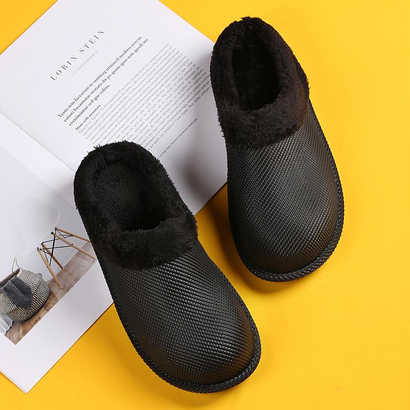 Fashion Wintes Men Shoes Quick Dry Clogs Casual Garden Shoes Warm Plush Sandals Couple Antiskid Home Slippers For Women Floor Shoes