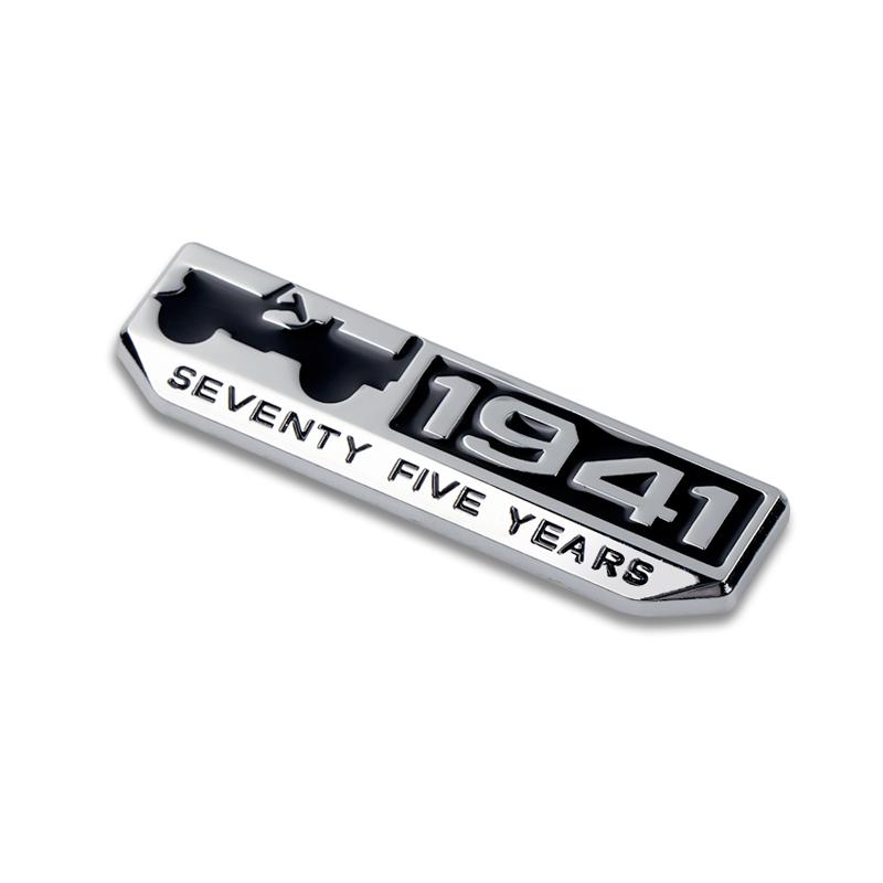 3D Metal JEEP 1941 Car Emblem Sticker Auto Body Trunk Badge Decal For JEEP Renegade Grand Cherokee Compass Wrangler Accessories AMO1