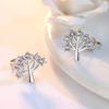 Женские винтажные корейские модные элегантные антиаллергенные серьги-гвоздики из серебра 925 пробы, женские ювелирные изделия на рождественскую елку, подарки