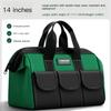 1680D Heavy Duty Tool Bag with Waterproof Base Large Capacity Organizer for Electrician Mechanic Wear-Resistant Tote Tool Bag