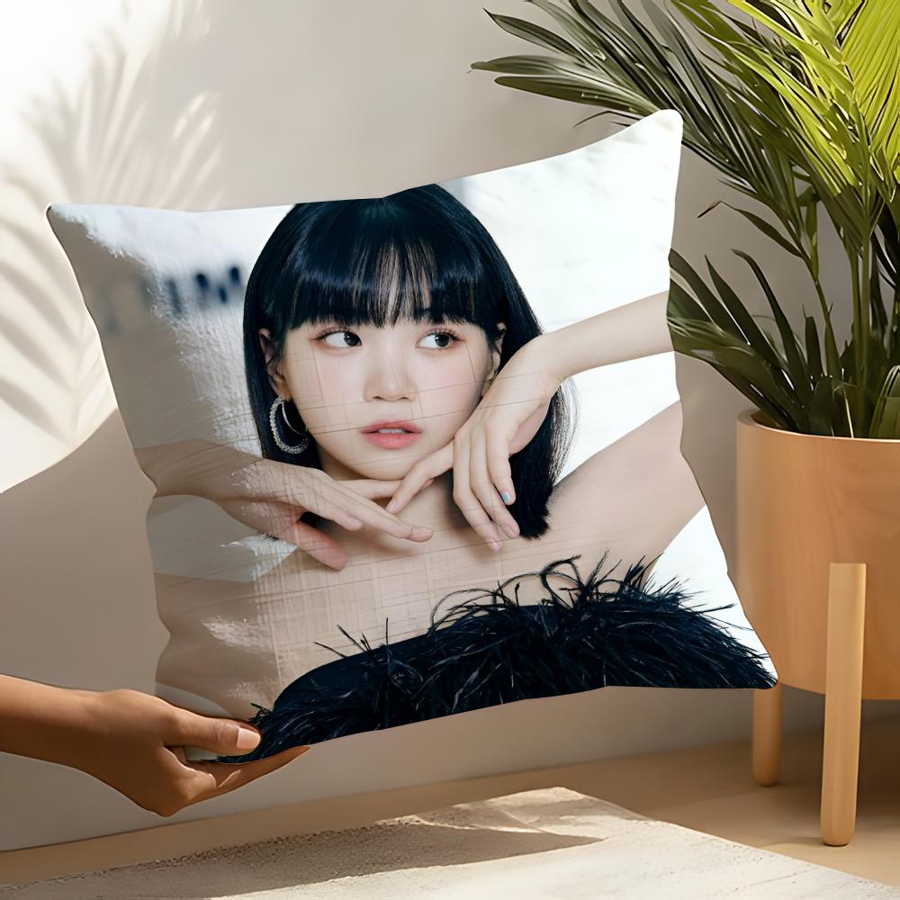 Kim Chae - Won Pillow Case Linen Cushion Covers For Decorative Sofa Home Pillows Case Car Chair Pillows Cases