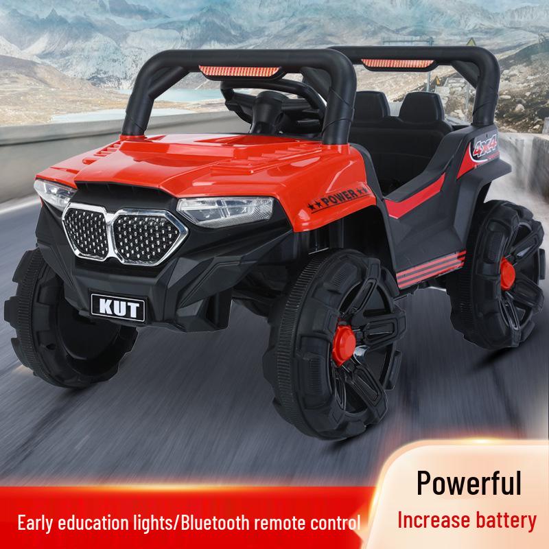 Детский электрический внедорожник с двойным приводом - Пульт управления, Двухместный