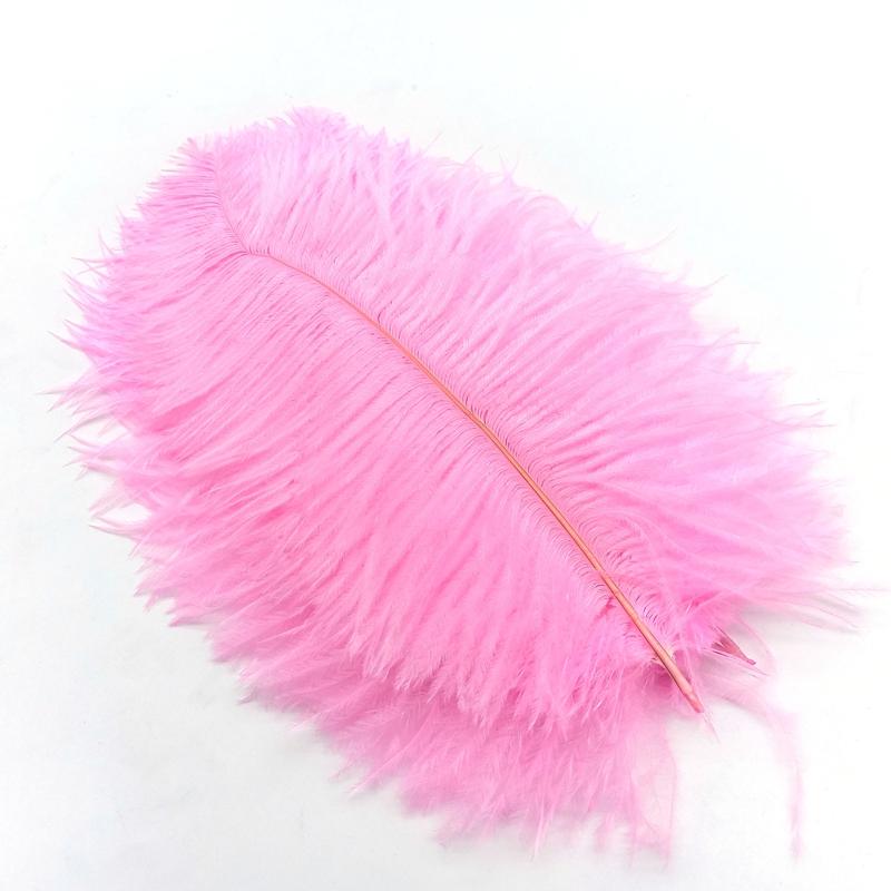 10Pcs Ostrich Feathers Wedding Centerpiece For Needlework Crafts Material DIY Decoration Carnival Headdress Accessories Plumes