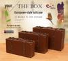 European Antique-Style Suitcase Set: Three-Piece Ornament Display & Storage Box for Home or Photography Props
