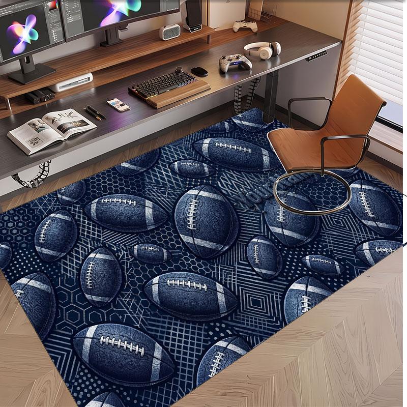 Other Similar Designs Theme Soft Crystal Velvet Rug Custom Name & Text Print Non Slip Floor Rug for Bedroom Living Room
