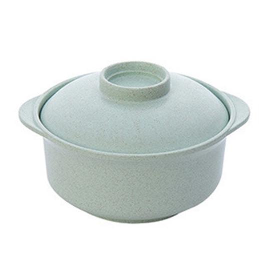 Безопасная миска для лапши быстрого приготовления. Термостойкая, легко очищаемая, небьющаяся, легкая миска с ручкой.