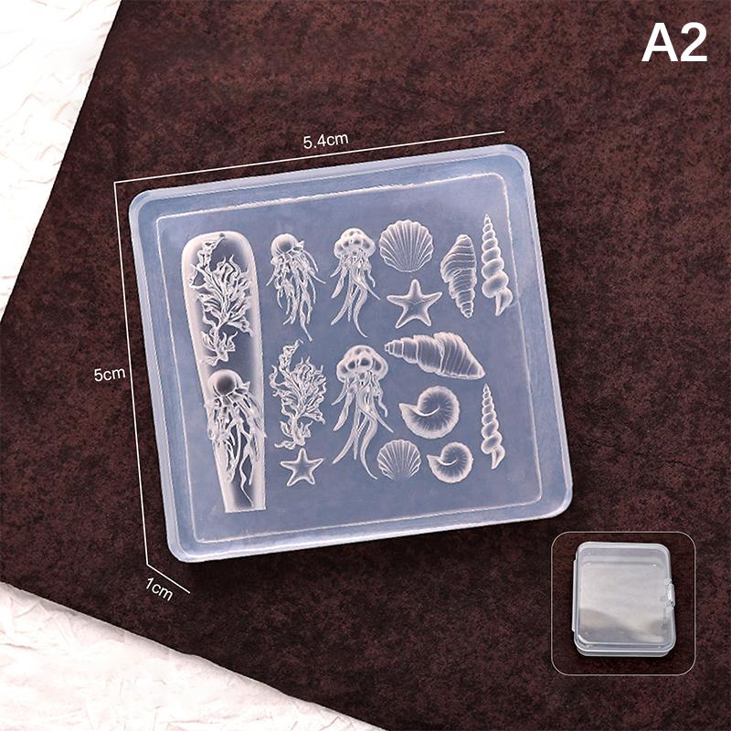 3D Silicone Relief Mold Butterfly Flower Design Nails Diy Design Nail Art Decorations Silicone Nail Mold Nail Accessories