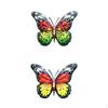 2 Pack Creative Butterfly Wall Sculpture Decorative for Outdoor Living Room Farmhouse