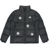 Custom Snowflake Embroidered Outdoor Sports Warm Bread Down Jacket Men Jacket Black GV5350(TEAM378-XHCX-X1)