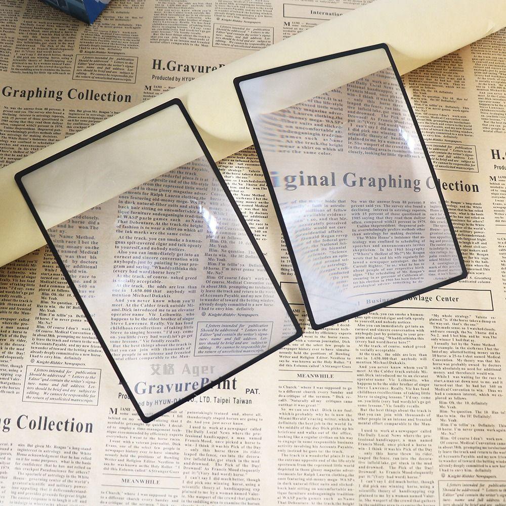 Portable Reading Magnifiers Handheld Magnifiers for Seniors Accessories Magnifying Glass Elderly