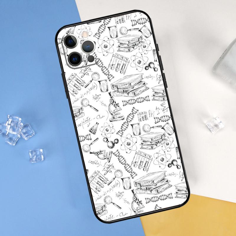 Чехол для телефона 'Химическая лаборатория' для iPhone 16 Pro Max 16e 12 13 Mini 11 14 15 Pro Max XR 15 16 Plus Защитный корпус