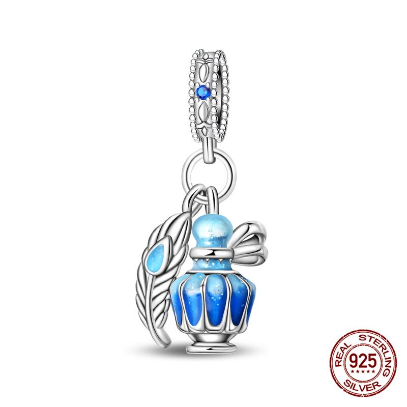 New 925 Silver Pumpkin Car Princess & Cactus Charms Fit 925 Bracelet Jewelry Making For Women Gift