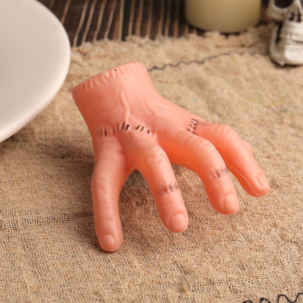 Хэллоуин Семейка Аддамс Вещь Заколка для волос в виде искусственной руки из пластика для аксессуара к костюму для вечеринки