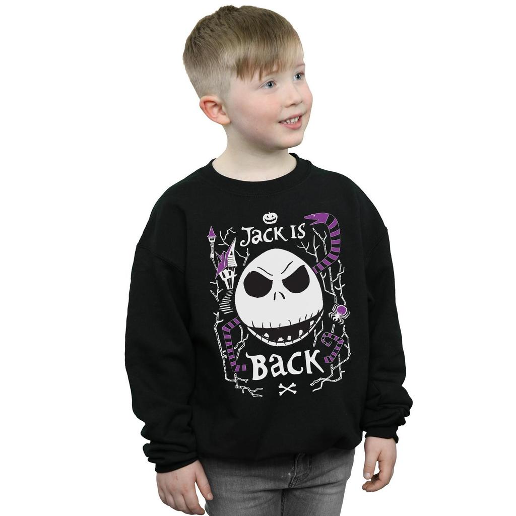 Disney Boys Nightmare Before Christmas Jack Is Back Sweatshirt