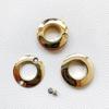 2Pcs High Quality Alloy Hole Metal Eyelets With Screws For Leather Crafts Diy Bag Clothes Belt Ornament Accessories