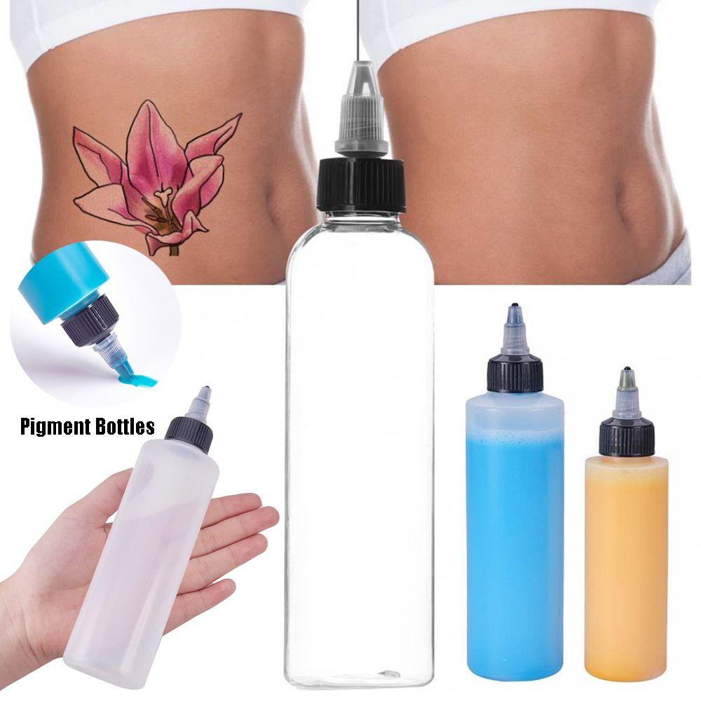 Cap Makeup Tools Squeezable Tattoo Ink Bottles Refillable Bottles Pigment Container Dropper Bottles