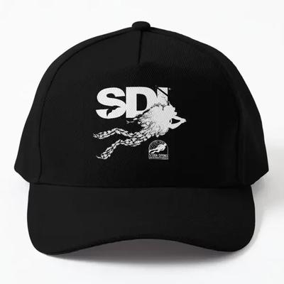 Scuba Diving International Sdi Scuba Бейсболка Кепка Повседневная Шапка Женская Snapback Хип-Хоп Кепка Для улицы Солнце Принт Черный