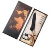 NOELAMOUR Quill Pen Antique Fountain Pen Ink Bottle Set Quill Pen Feather Dip Pen (black)