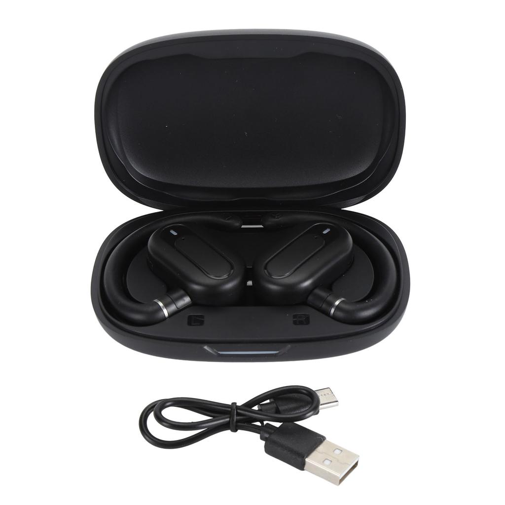 Беспроводные наушники с костной проводимостью, IPX7 водонепроницаемые, зарядка Type-C, заушный крючок, наушники открытого типа Bluetooth с микрофоном