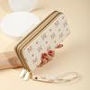 Women's Long Wallet - 2022 European & American Fashion, Large Capacity, Double Zipper, Mobile Phone Printed Clutch Bag