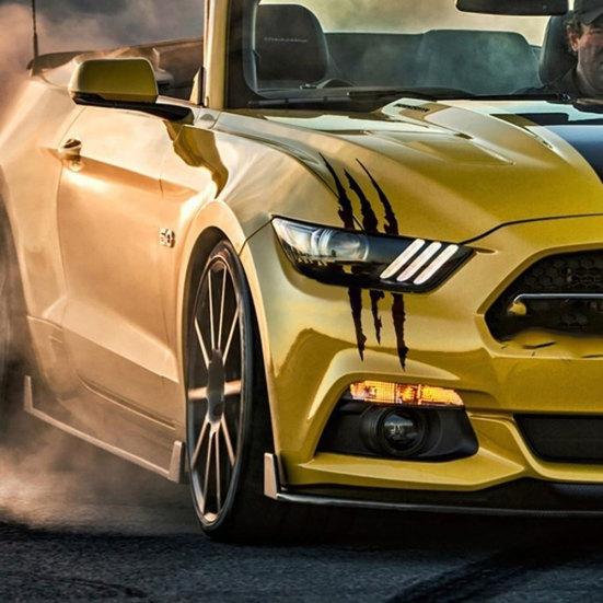 Коготь Царапина Автомобиль Кузов Фар Светоотражающие Наклейки Декор