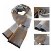 Men Scarf Plaid Print Winter Warm Thick Imitation Cashmere Long Scarf Medium Length Shawl Cold Weather Accessory